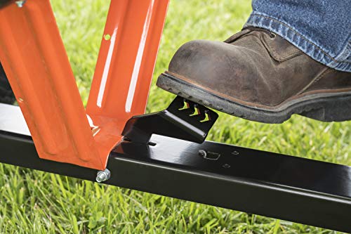 Agri-Fab 45-0533 650 lbs Tow Behind Poly Dump Cart, 10 CU. FT.; Lawn & Garden Cart/Trailer for Lawn Mowers, 16" Pneumatics Tires, Easy to Use Foot Pedal Dumping Lever - style: 650 lb. Poly Tow-Behind Dump Cart