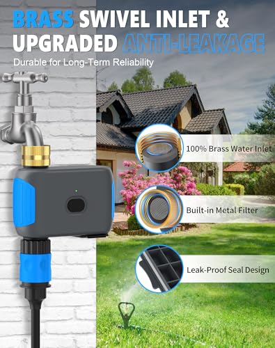WiFi Sprinkler Timer, Smart Bluetooth Hose Timers - size: 1 Outlet