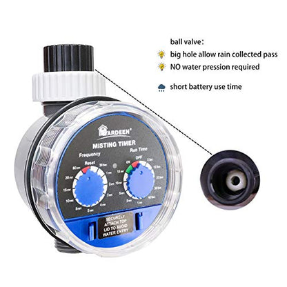 Fogging Seconds Watering Hose Timer for Garden,Greenhouse - style: Fogging Timer
