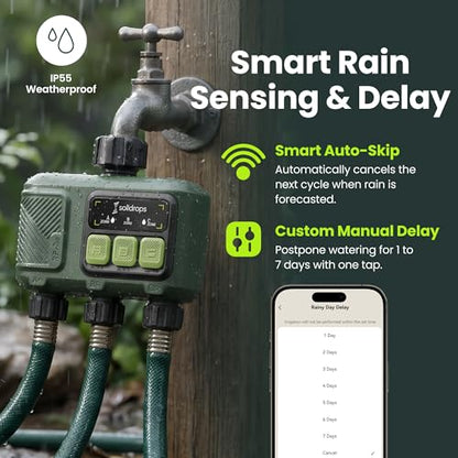 WiFi Water Timer Smart Irrigation Controller with Gateway - style: 3-Zone