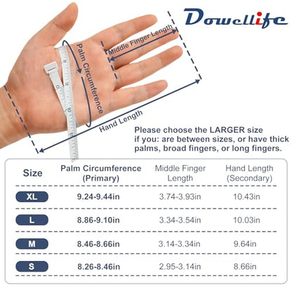 Dowellife Level 5 Cut Resistant Gloves with Silicone Coating, Food Grade Kitchen Knife Safety Gloves, Work Gloves for Chef, Mandoline Oyster Shucking Meat Cutting Wood Carving (Gray Large), Grey - size: Large (Pack of 1), style: Silicone Coated