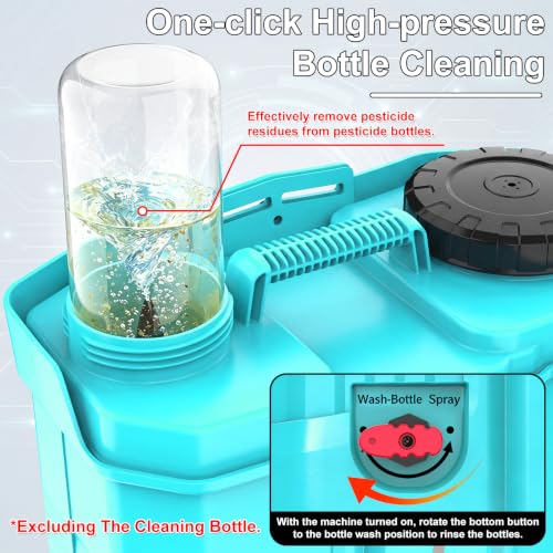 Backpack Sprayer Battery Powered 5 Gallon, 100 PSI Electric Garden Sprayer