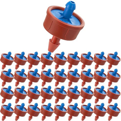 0.5 GPH Pressure Compensating Irrigation Spot Drippers,200Pcs - color: 0.5 GPH 200PCS