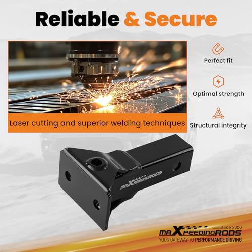 maXpeedingrods Sleeve Hitch Adapter, 2" Receiver, for Sub-Compact Tractors with 3-Point Hitch Systems & Standard 2" Trailer Hitch Receivers