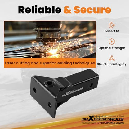 maXpeedingrods Sleeve Hitch Adapter, 2" Receiver, for Sub-Compact Tractors with 3-Point Hitch Systems & Standard 2" Trailer Hitch Receivers