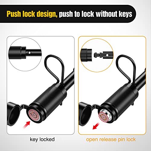 Nilight Trailer Hitch Lock Pin 5/8" Locking Receiver Hitch Pin Keyed - color: Hitch Lock Pin