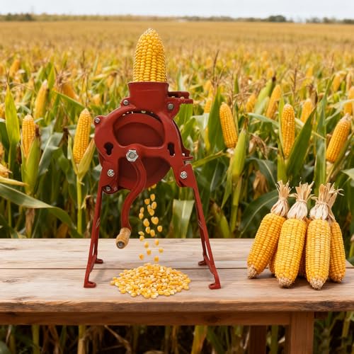 Manual Corn Thresher Sheller Hand Crank Maize Peeler Remover Tool (Style A) - size: Style A