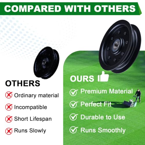 Idler Pulley 1-603843 116-3626 109-8891 Fits Exmark Lazer Z HP CT Turf Tracer Metro Toro Titan ZX5400 Z5200 TimeCutter ZX 17-44ZX Mower - color: 1-603843