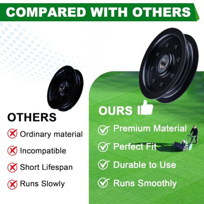 Idler Pulley 1-603843 116-3626 109-8891 Fits Exmark Lazer Z HP CT Turf Tracer Metro Toro Titan ZX5400 Z5200 TimeCutter ZX 17-44ZX Mower - color: 1-603843
