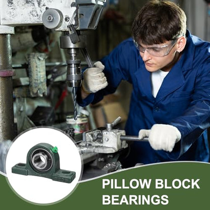 uxcell UCP206 Pillow Block Bearings, 30 mm Bore Self Alignment, (ABEC3) - size: UCP206 (Bore 30mm)