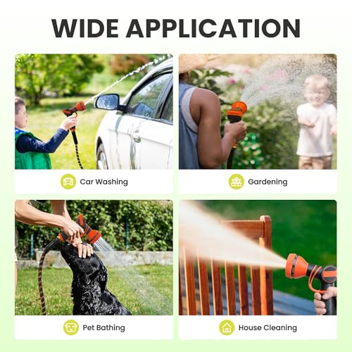 Giraffe Tools Non-Expandable 75ft Garden Hose 1/2“ Flexible Braided Hose - size: 75FT