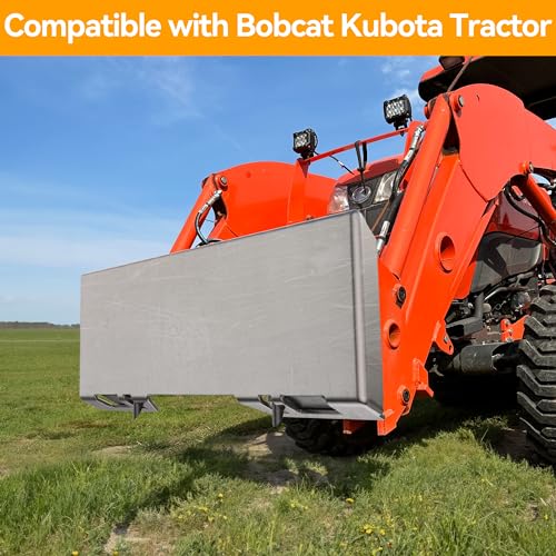 YINTATECH 1/2" Universal Skid Steer Quick Attach Mount Plate - style: 1/2" Skid Steer Plate& Adapter