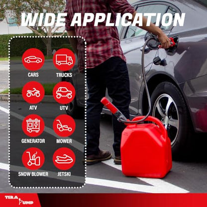TERA PUMP Portable Battery Powered Multipurpose Gas Transfer Pump (2nd Gen) - style: Nozzle Stick Pump