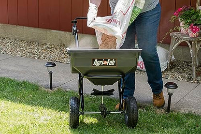 Agri-Fab 45-0388-KD 85 lb. Push Lawn & Garden Broadcast Spreader for Seed,Fertilizer; Walk Behind with Easy to use Cable Control