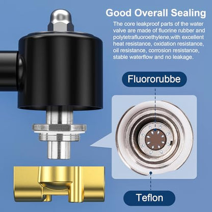 TAILONZ 3/8"NPT AC110V Electric Solenoid Valve 2W040-10 Normally Closed - color: AC110V, size: 3/8 Inch