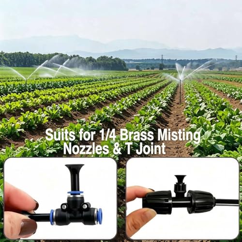1/4 Inch Drip Irrigation System End Closure Parts, Quick Connect End Plugs Compatible with Tee Connectors, Water‑Saving Irrigation Accessories - size: 30PC-9