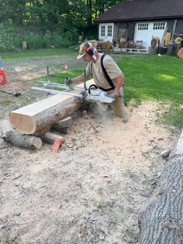 Portable Chainsaw Mill 36 Inches 304 stainless steel and Aluminum Planking Milling Bar Size 14 Inches to 36 Inches - size: 14" to 36"