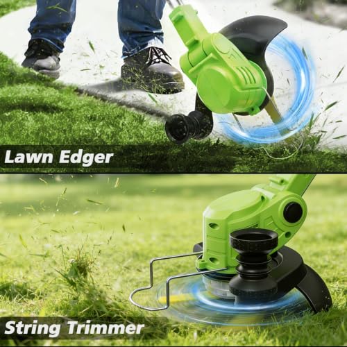 Cordless Weed Wacker, 21V Electric Weed Eater Battery Powered
