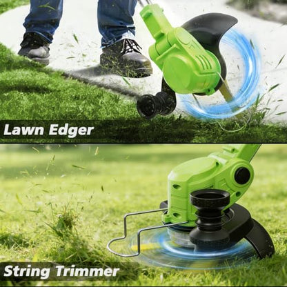 Cordless Weed Wacker, 21V Electric Weed Eater Battery Powered
