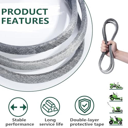 954-04249A 754-04249 Mower Belt Deck Belts Compatible with Craftsman MTD Troy Bilt Huskee 954-04249 754-04249A Lawn Mowers Parts Length 70.9'' - size: 70.9"L x 0.65"W