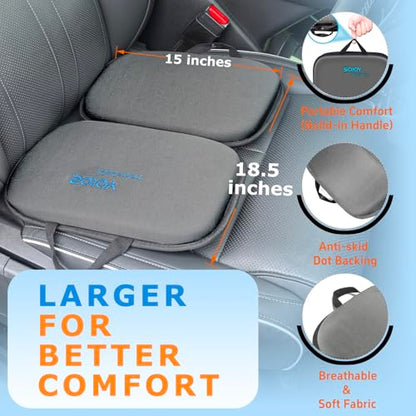 Sojoy 3 in 1 Gel Seat Cushion (Darkgray) - color: Darkgray