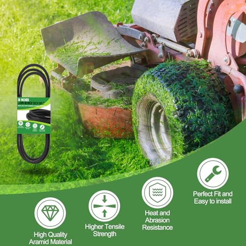 M126536 John Deere Deck Belt LT133 LT150 LT155 LT160 LT180 - size: 114" x ½