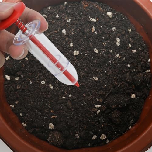 2Pcs Mini Sowing Seed Dispenser, Red - color: Red