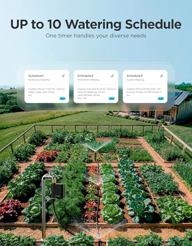 GoveeLife H5901 Bluetooth Smart Sprinkler Timer, Gateway not Included - style: 1 Pack