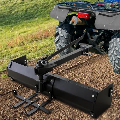 42" Tow Behind Box Scraper, Box Blade Hitch Tow Fit for ATV UTV