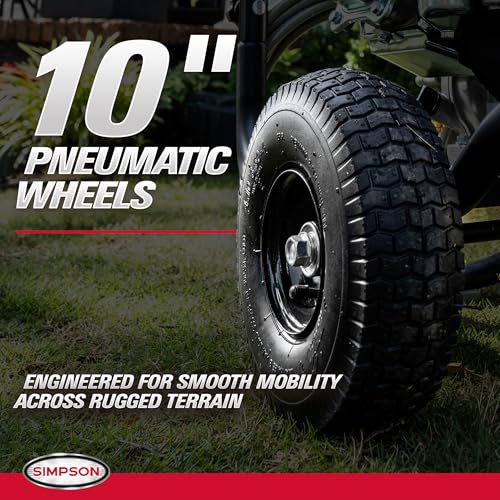 Simpson PowerShot 3500 PSI Gas Pressure Washer, 2.5 GPM, Honda GX200 Engine - style: 3500 PSI