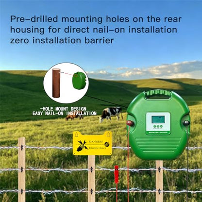 12KV High Joule Livestock Energizer, AC DC Solar Pasture