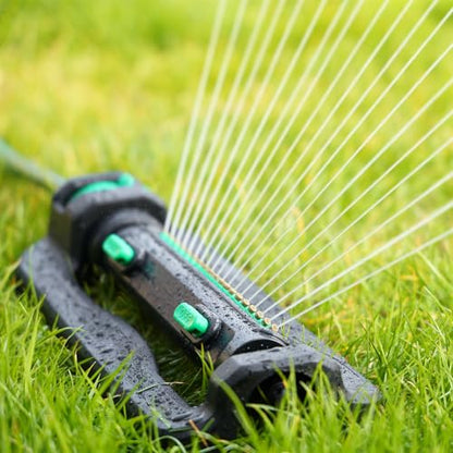 RESTMO Turbo Oscillating Sprinklers for Yard,Sprinkler with Weighted Base