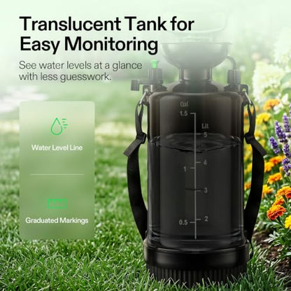VIVOSUN Pump Sprayer 1.5 Gallon, Leak-Resistant Spray Bottle