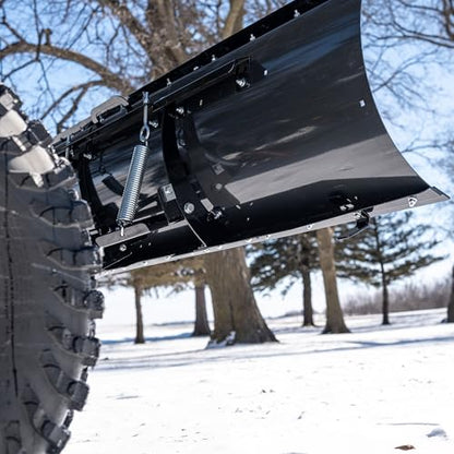 Outdoors Eagle Talon Universal UTV Snow Plow System | 66 inch to 72 inch Adjustable Double Locking Blade | Made in USA