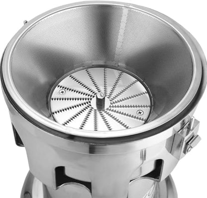 Juicer Machine, Fruit and Vegetables Juice Maker, Commercial Juice Extractor Stainless Steel Heavy Duty 110V 370W