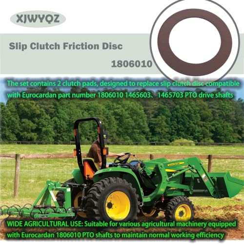 Replacement 4.13"x6"x0.125" PTO Clutch Friction Disc 1806010 2PCS