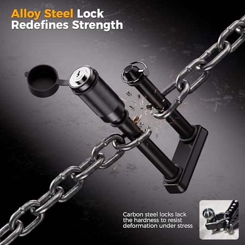 CAMMOO Adjustable Trailer Hitch for 2inch Receiver & 6 inch Rise/Drop Hitch - size: 2"x6"