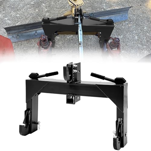 YINTATECH 3000lbs Heavy-Duty 3 Point Quick Hitch Category 1 - color: Black