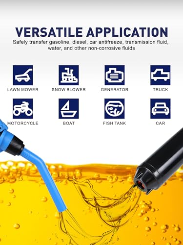 Cordless Fuel Transfer Pump Battery Powered Fluid Transfer Pump, 2.8 GPM - size: Portable Liquid Transfer Pump
