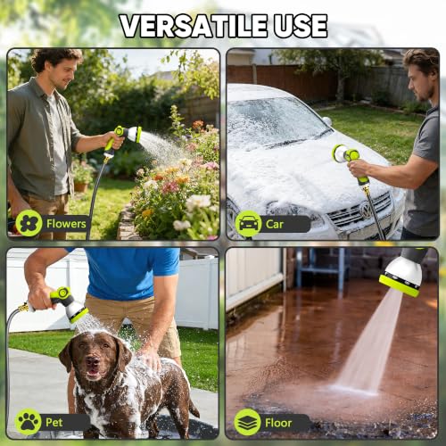 75 FT 5/8" Retractable Garden Hose Reel, Wall Mount - color: Upgrade-green, size: 75FT-5/8"