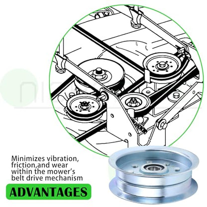 756-05034A GY20629 Idler Pulley for John Deere 42" 48" D140 Decks - color: A01 1xGY20629 756-05034A