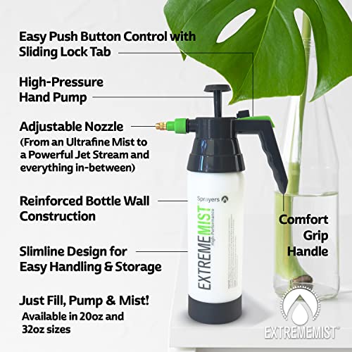 Reptile Mister 20 oz by ExtremeMist | Terrarium Humidity Sprayer