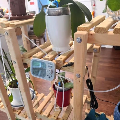 Automatic Plant Waterer Replacement Kit for 15 Potted Plants, Accessories Expansion Set for Auto Drip Irrigation Programmable Self Watering Timer Devices - color: Expansion Kit
