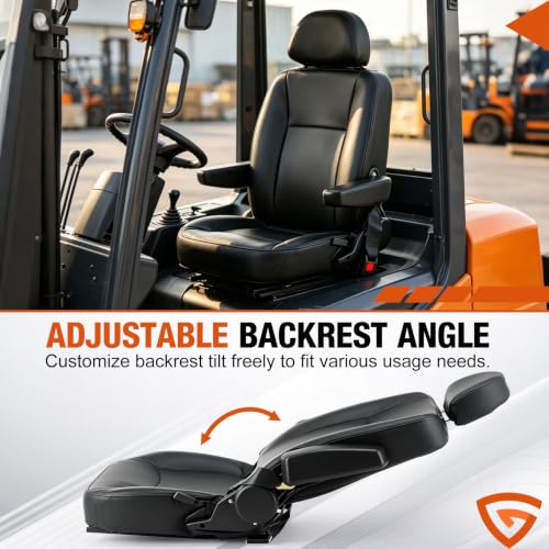 Universal Tractor Seat, Forklift Seat with Safety Belt