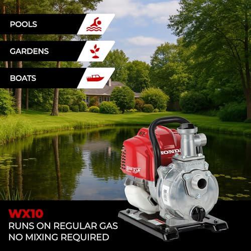 Honda WX10 1-Inch General Purpose Gas Powered Water Pump