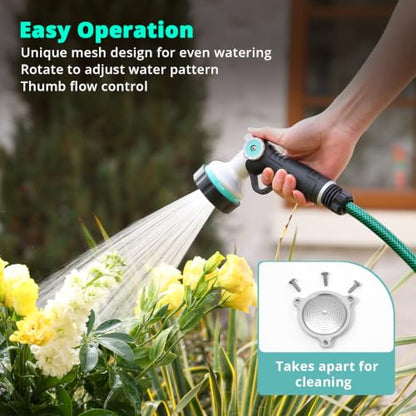QUOBAS Garden Hose Nozzle Heavy Duty, Water Hose Sprayer Nozzle - size: 8 Inch