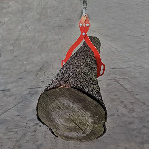 Claw Hook,Log Lifting Tongs， Heavy Duty Grapple Timber Claw,Lumber Skidding,Log Lifting (25")