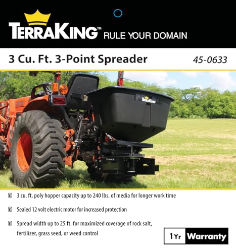 TerraKing 45-0633, 3 CU FT ATV/UV Spreader
