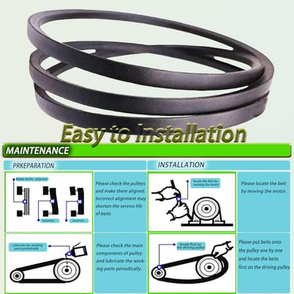 754-04077 Lawn Mower Deck Belt, 5/8 x 134 Inch - size: 754-04077