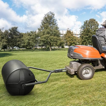 YITAMOTOR 18" x 24" Poly Lawn Roller with Threaded Plug, 270 lb Capacity - size: 270lbs